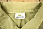 Vintage 1990s Lacoste Embroidered Quarter Button Up Shirt