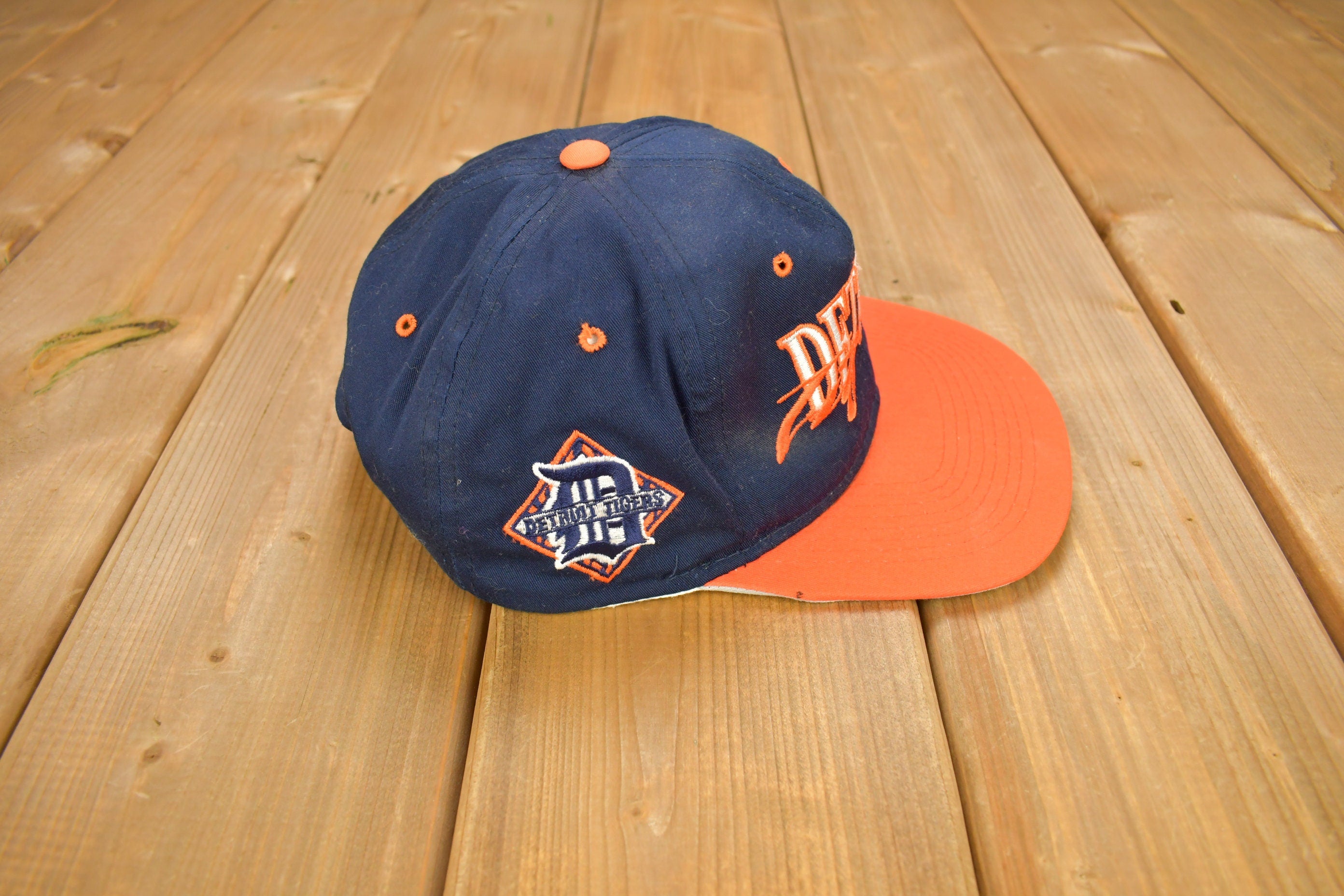 Vintage 1990s Detroit Tigers MLB Snap Back Hat