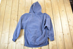 Vintage 1990s Michigan University Cross Grain Hoodie Mens S