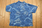 Vintage 1990s St Johns Bay Hawaiian Themed Button Up Shirt