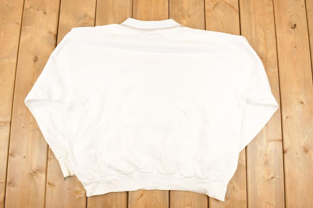 Vintage 1990s Grandmother Raised In The South Embroidered Collared Cute Sweatshirt Women's XL