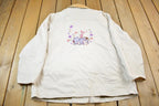 Vintage 1990s Disney Winnie The Pooh Eeyore Embroidered Jacket