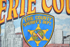 Vintage 1990s Erie County Sheriff's Dept Buffalo New York Souvenir T-Shirt