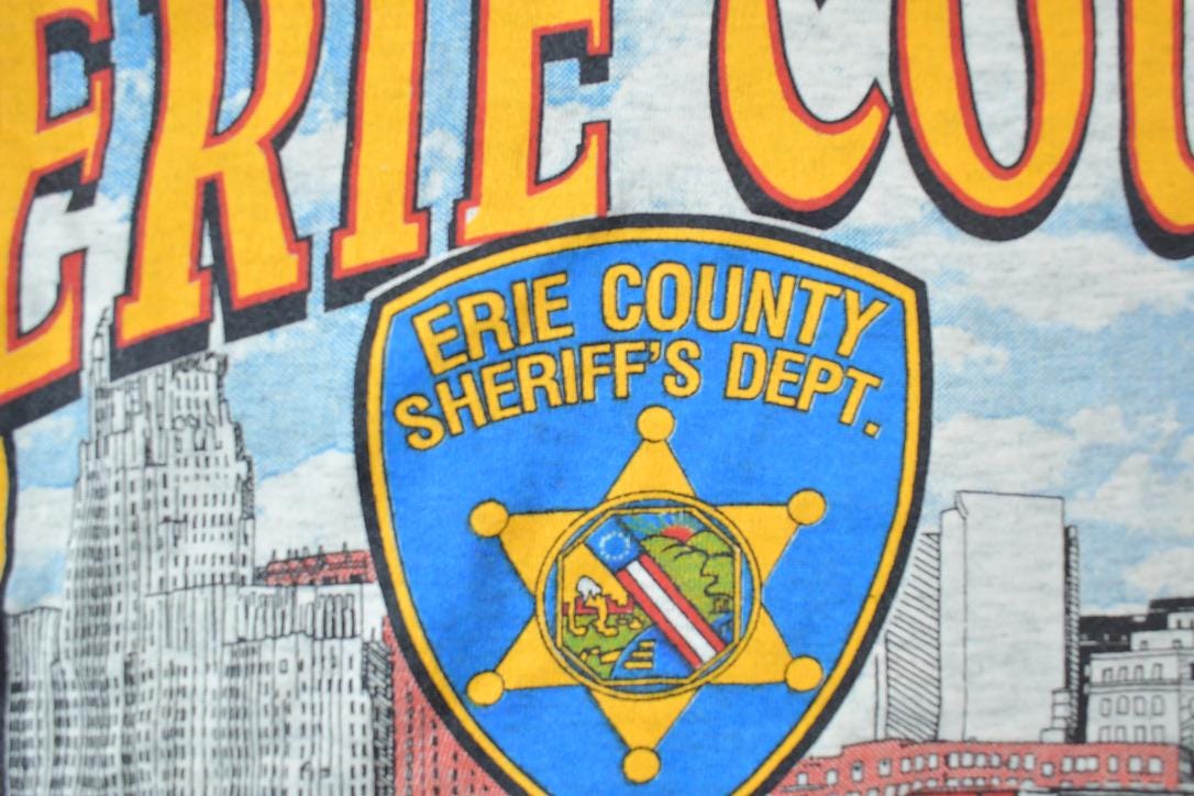 Vintage 1990s Erie County Sheriff's Dept Buffalo New York Souvenir T-Shirt