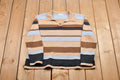Vintage Knitted Bonita Striped Collared Sweater