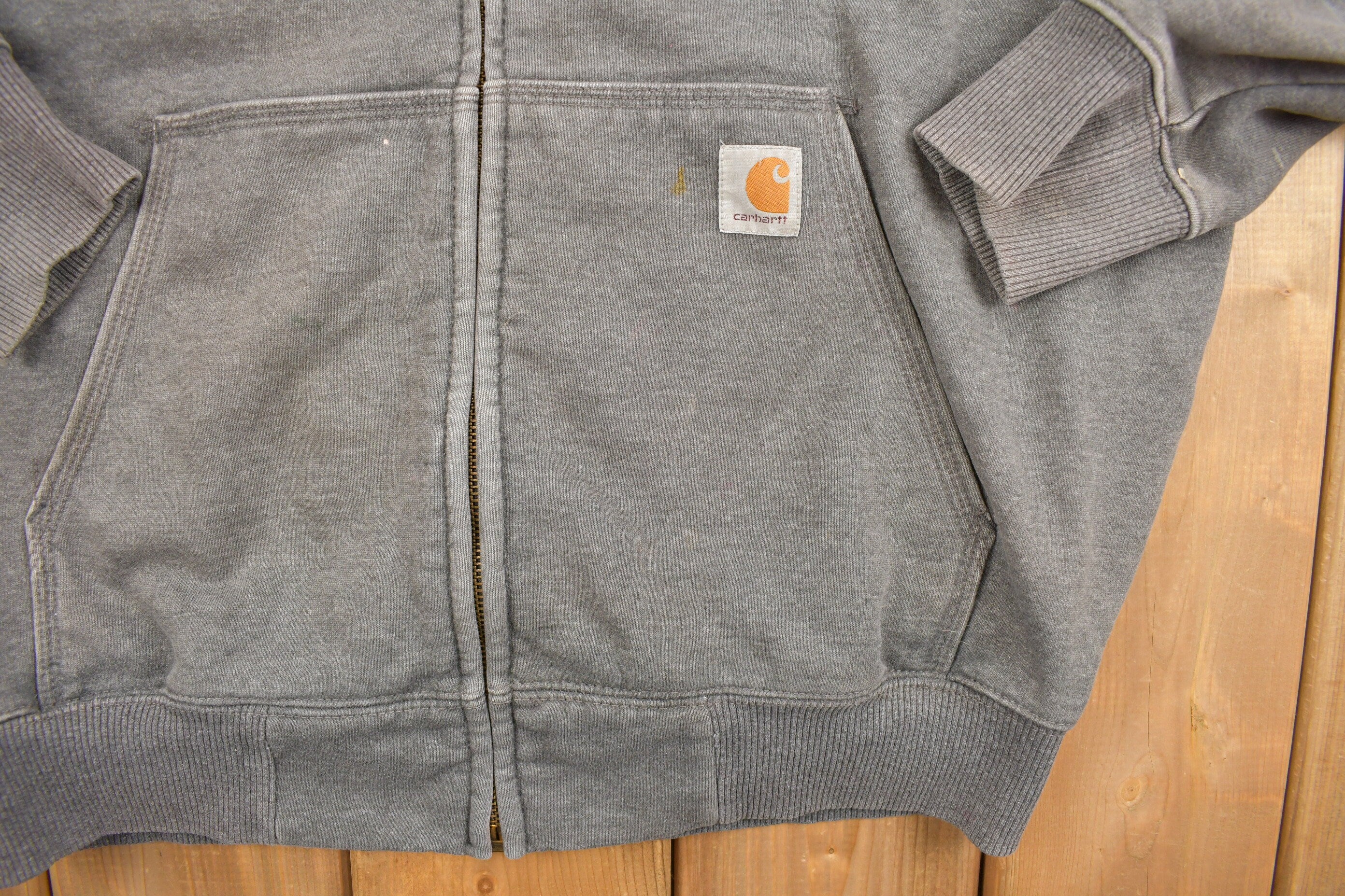 Vintage 1990s Carhartt Zip Up Hoodie