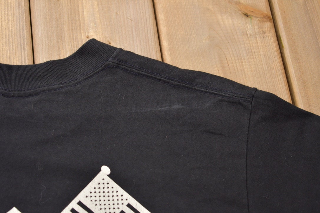Vintage 1991 Harley Davidson Hunderfossen Norway Super Rally T-Shirt Single Stitch