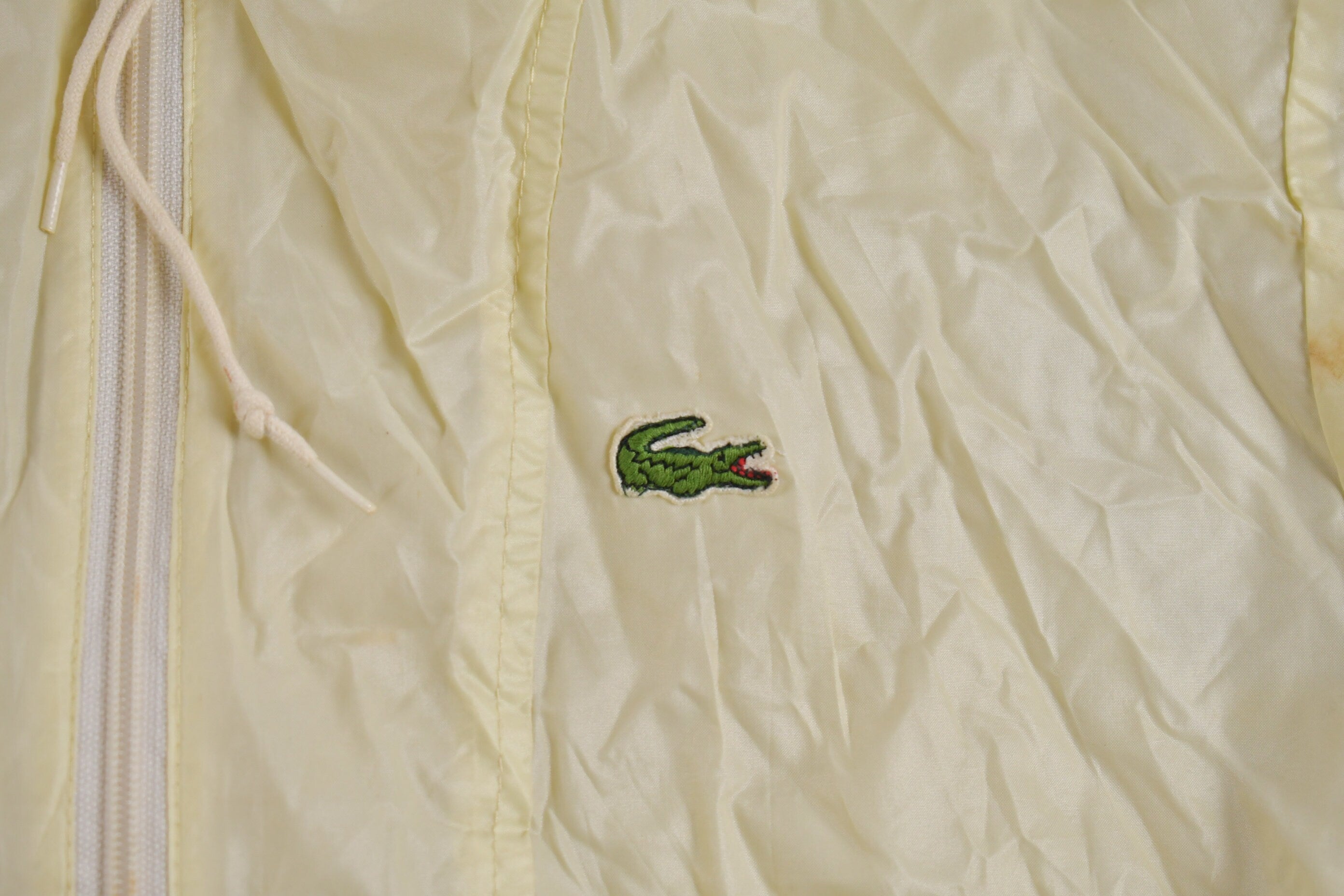 Vintage 1980s Lacoste Anorak Windbreaker Jacket