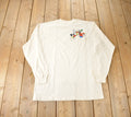 Vintage 1990s Disney Mickey And Goofy Embroidered Long Sleeve T-Shirt