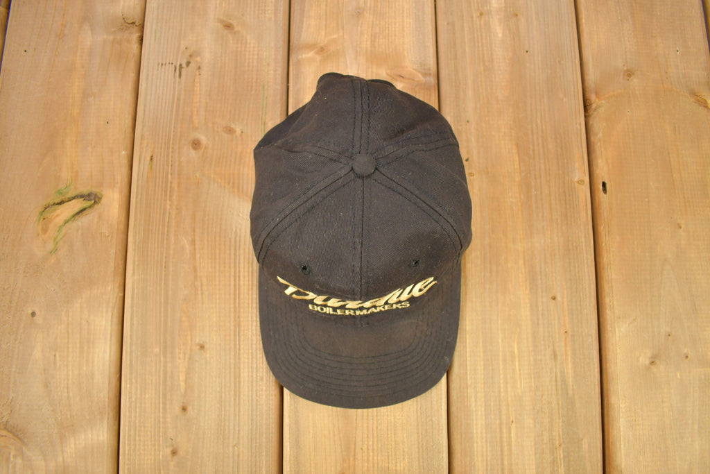 Vintage 1990s Purdue Boilermakers Collegiate Script Snap Back Hat