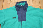 Vintage 1990s Columbia Sportswear Full Zip Fleece Sweater