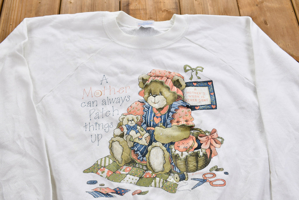 Vintage 1990s Mother's Day Bear Graphic Crewneck