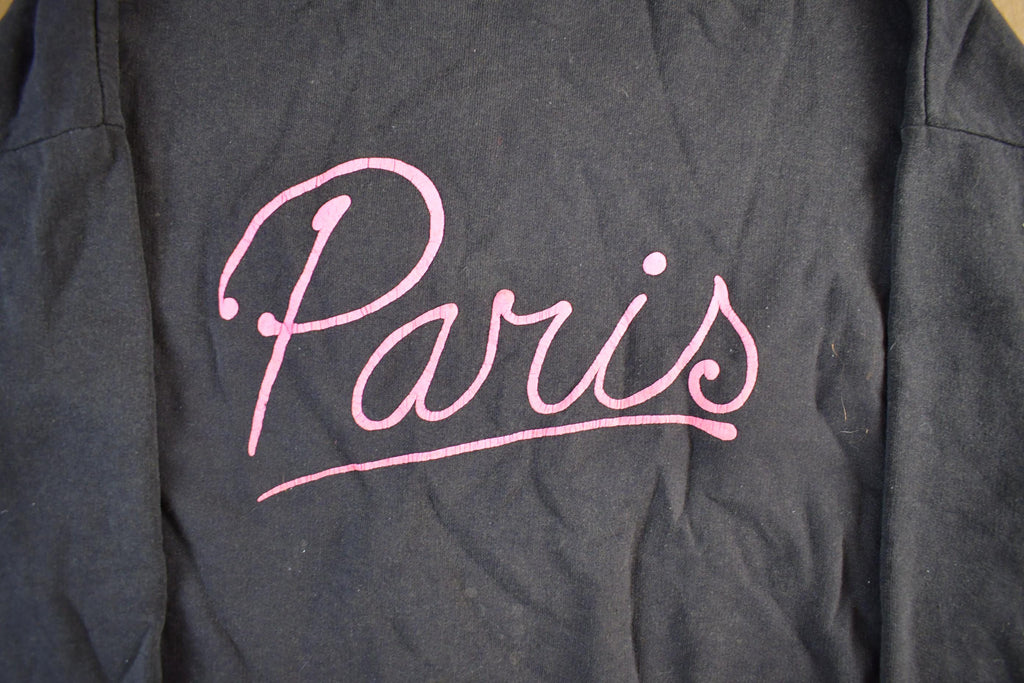 Vintage 1990s Paris Crewneck Sweatshirt Adult Large