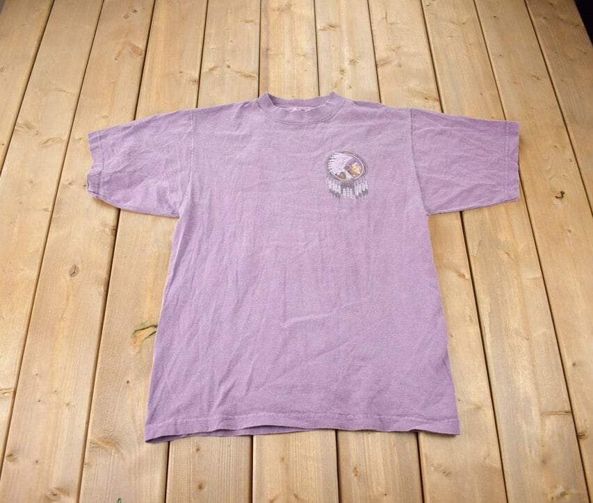 Vintage 1990s Native American Dream Catcher Souvenir T Shirt 1990s