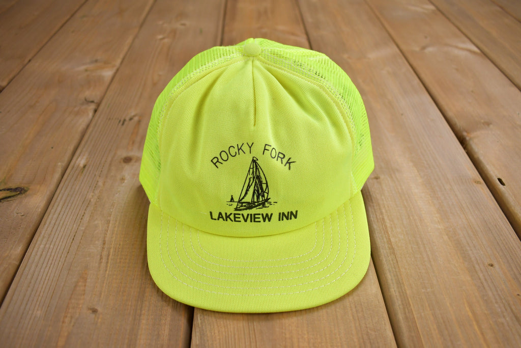 Vintage 1980s Rocky Fork Lakeview Inn Trucker Hat