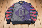 Vintage 1990s Trutus Biancarra 3D Cable Knitted Sweater