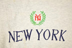 Vintage 1990s New York City Embroidered Crewneck Sweatshirt Men's L