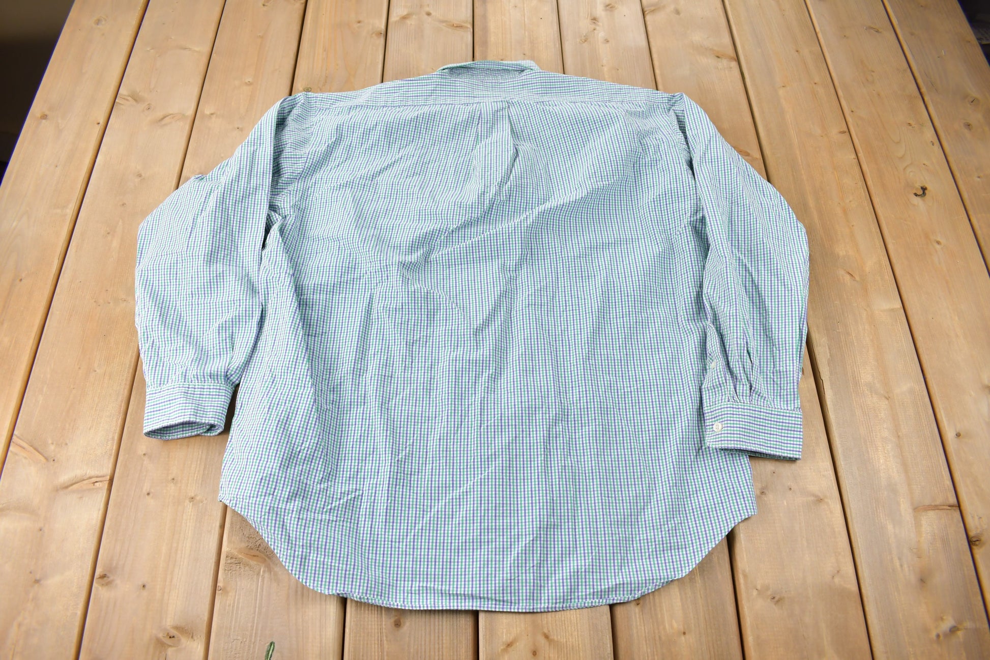 Vintage 1990s Ralph Lauren Blake Small Pony Plaid Button Up Shirt Size L