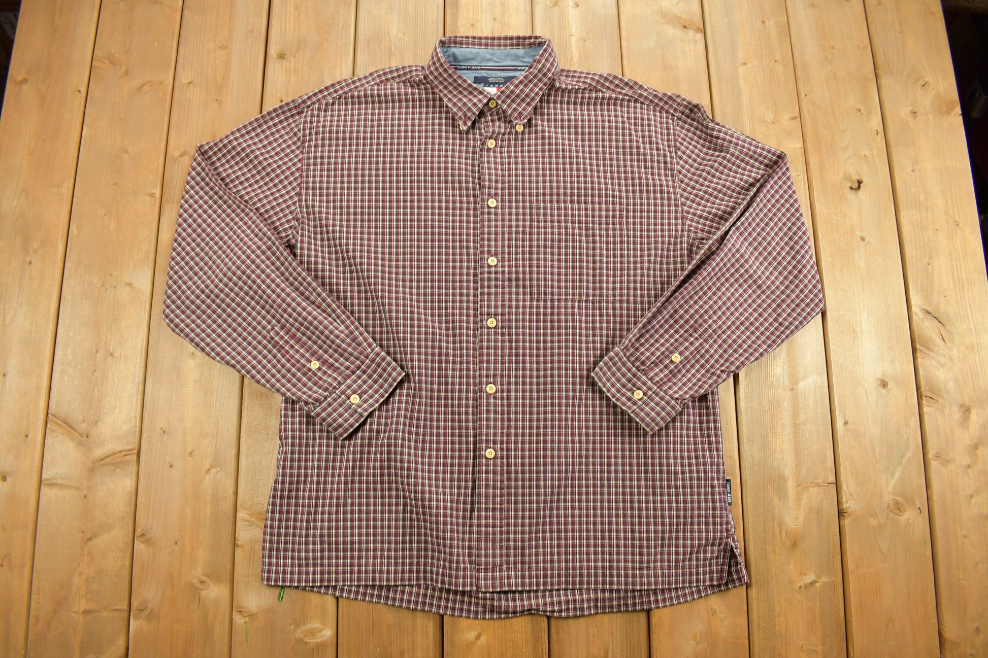 Vintage 1990's Tommy Jeans Button Up Shirt