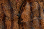 Vintage 1980s Mahogany Mink Fur Coat Full Length Adult Small