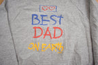Vintage 1990s Best Dad On Earth Crewneck Sweatshirt Made In USA