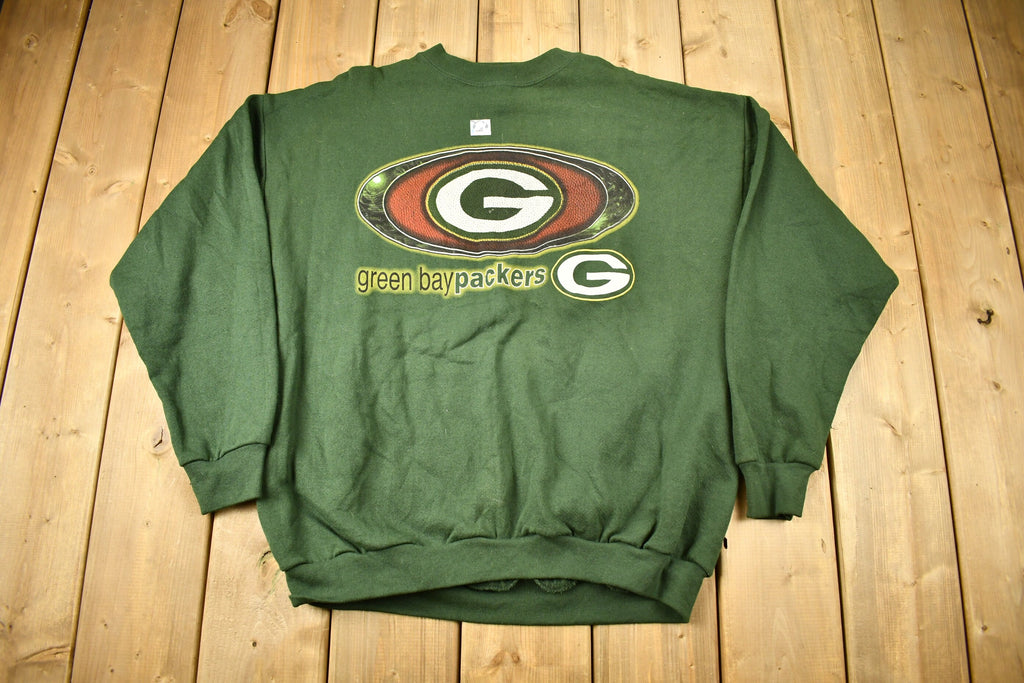 Vintage 1990s Green Bay Packers NFL Logo 7 Crewneck Sweatshirt