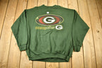 Vintage 1990s Green Bay Packers NFL Logo 7 Crewneck Sweatshirt