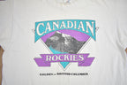 Vintage 1990s Canadian Rockies Golden British Columbia Souvenir T Shirt