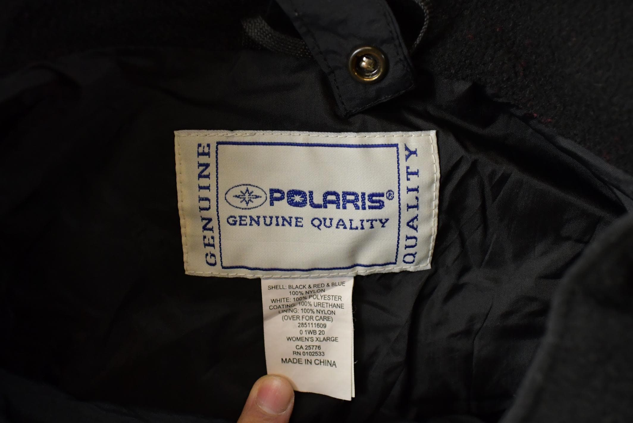 Vintage 90s Polaris Snowmobile Jacket Women's XL