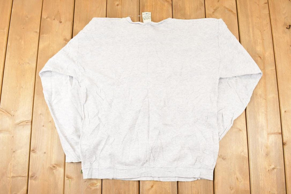 Vintage 1990s Golden Retriever Fall Puppy Graphic Print Crewneck Sweatshirt Womens L