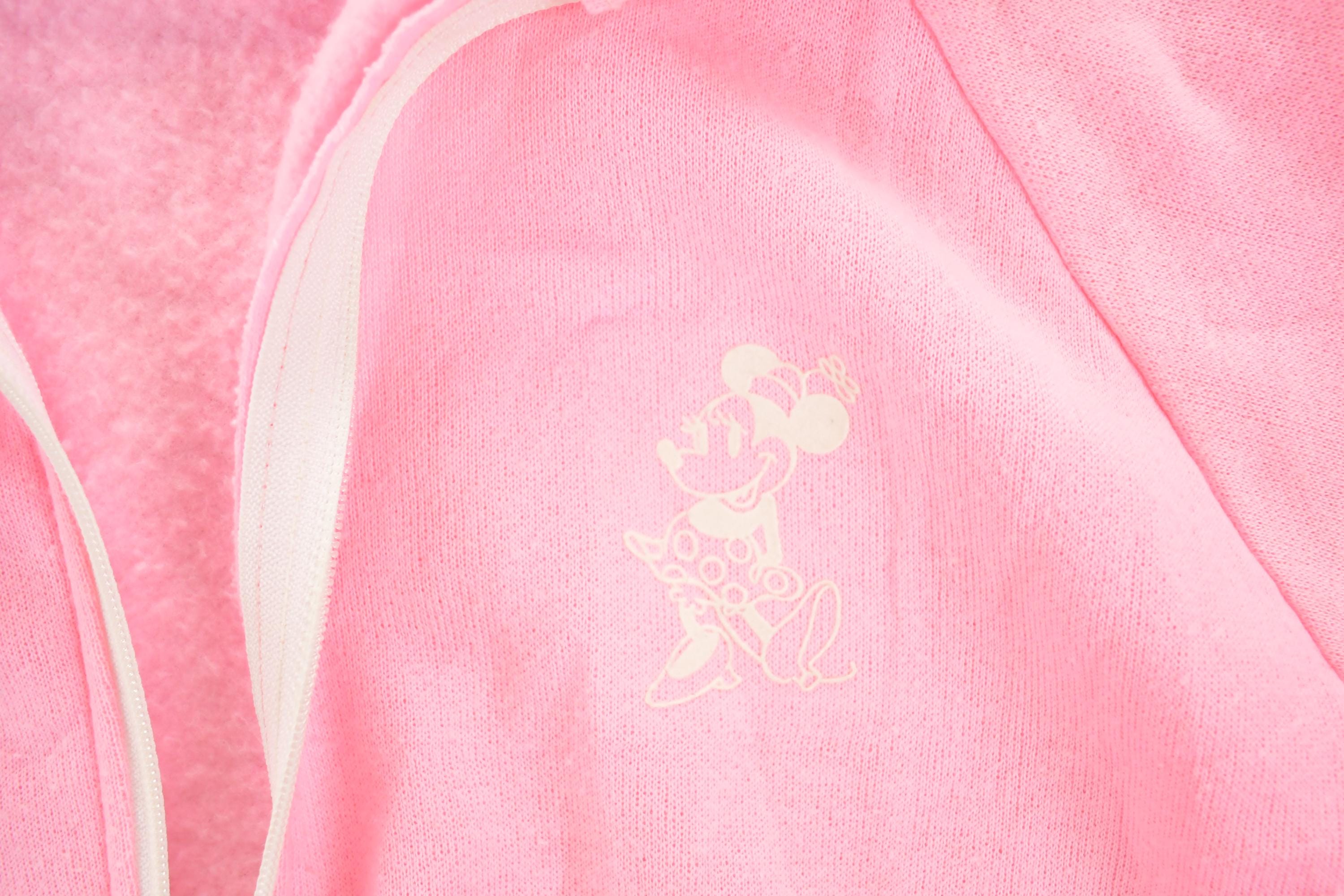 Vintage 1970s Mickey Mouse Disney Full Zip Sweater Women's L  Vintage Disney  Mickey  Graphic Print Disney Sweater