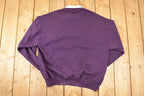 Vintage 1990s Morning Sun Floral Graphic Print Coallred Sweatshirt Women's L