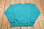 Vintage 1980s Blank Raglan Crewneck Sweatshirt