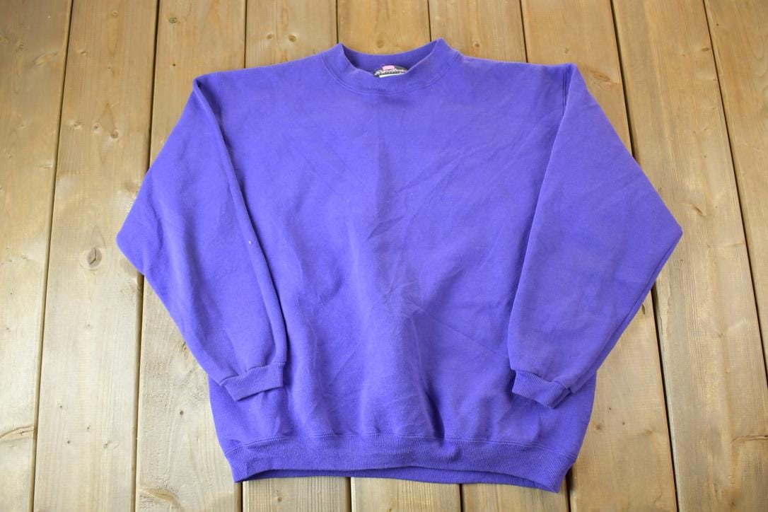 Vintage 1990s Hanes Womens Blank Crewneck Sweatshirt