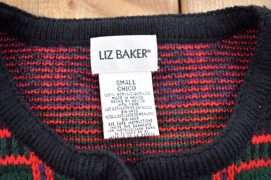 Vintage Liz Baker Plaid Button Up Board Shirt