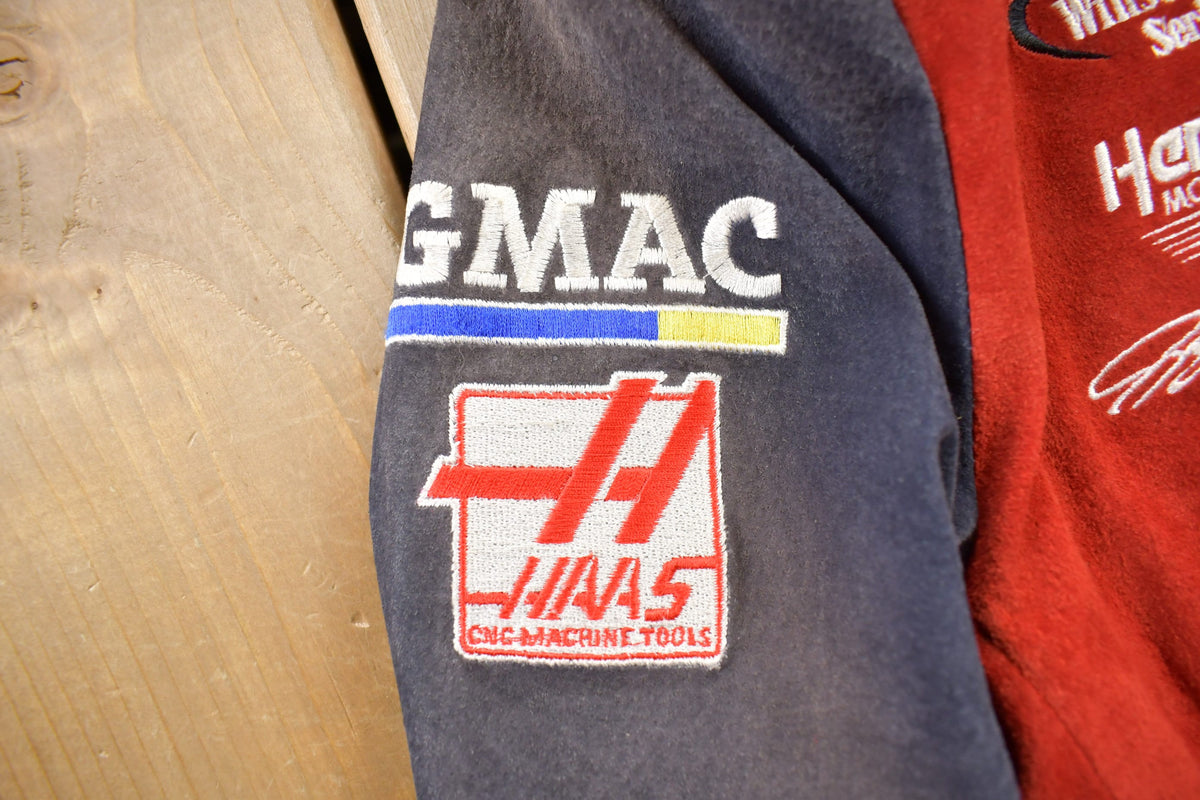 Vintage 1990s Chase Authentics Suede Dupont Nascar Racing Jacket