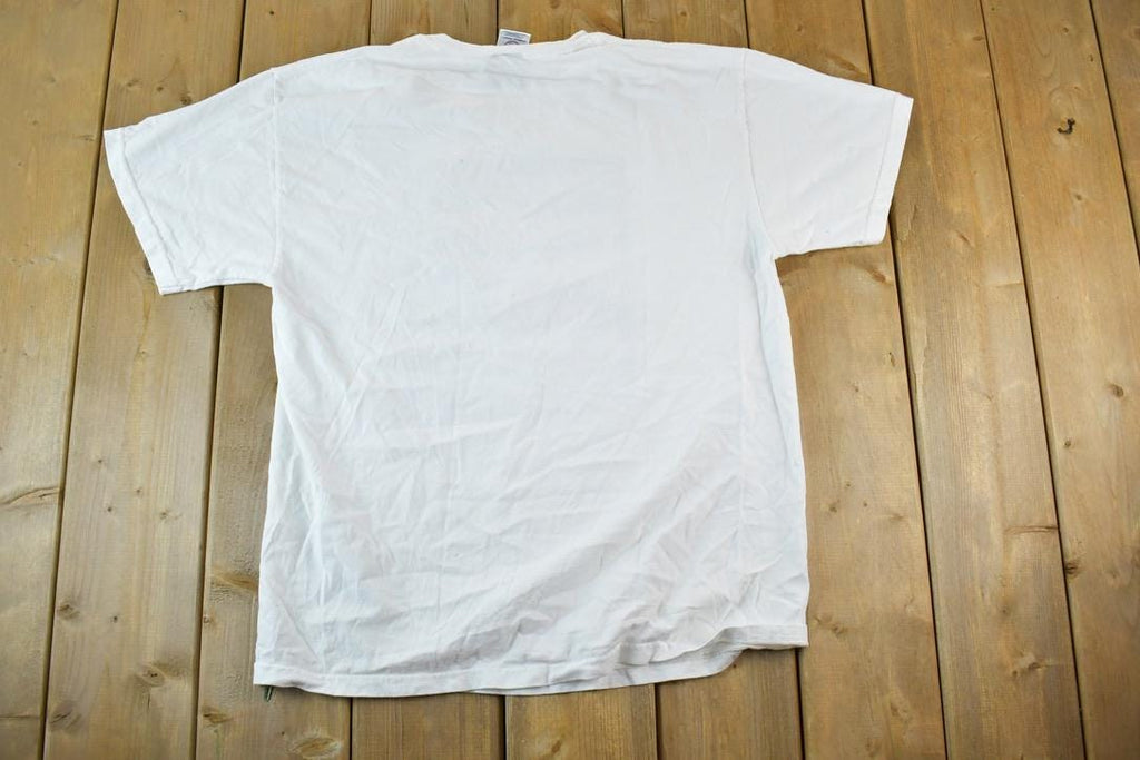 Vintage 2001 Cherry Blossom 10k Run Souvenir Single Stitch Graphic Print T-Shirt