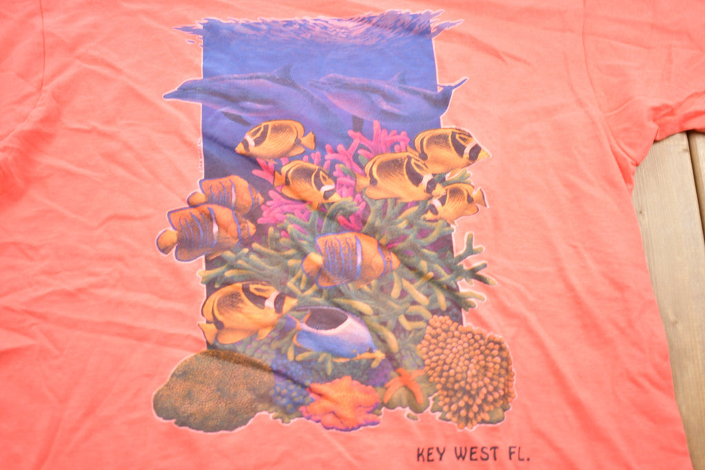 Vintage 1990s Key West Florida Graphic T-Shirt