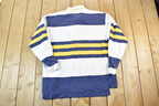 Vintage 1990s Windswept Striped Button Up Shirt Mens XL