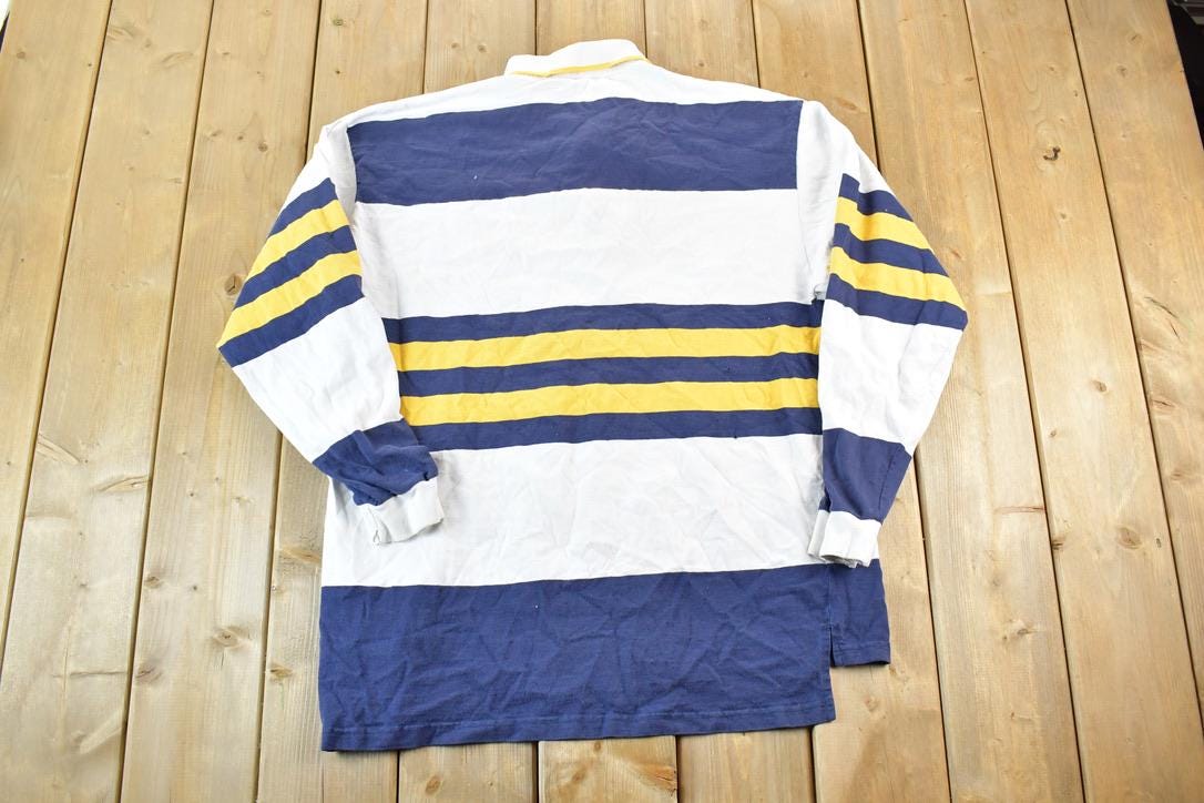 Vintage 1990s Windswept Striped Button Up Shirt Mens XL