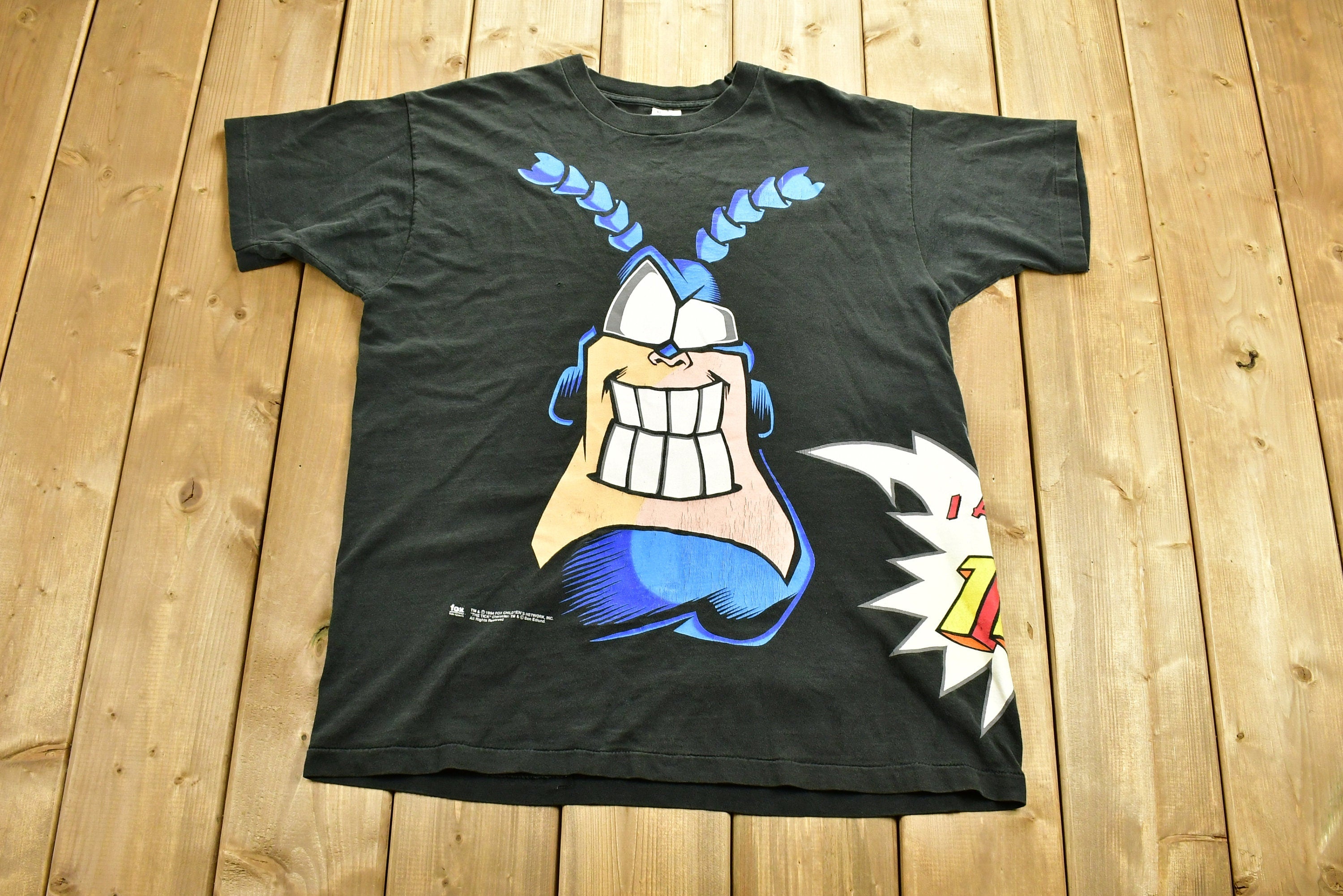 Vintage 1994 The Tick Cartoon Promo T-Shirt