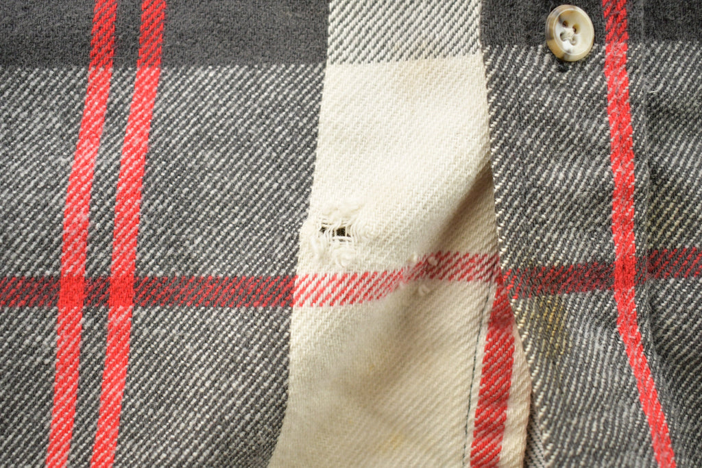 Vintage 1990s St John's Bay Plaid Flannel Button Up Shirt