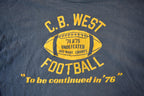 Vintage 1970s C.B. West Football Champion T Shirt Men's Medium