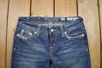 Vintage Y2K Miss Me Bedazzled Low Rise Jeans Size 26x31