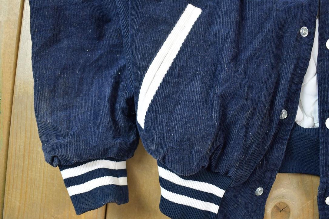 Vintage 1990s Rennoc University Collegiate Button Up Corduroy Jacket