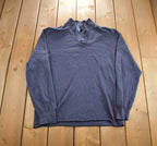 Vintage 1990s Polo Jeans Henley Button Up Blank Sweatshirt