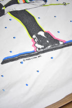 Vintage 1988 Skier Graphic Long Sleeve T Shirt