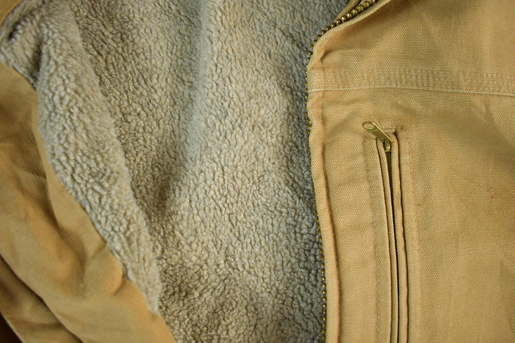 Vintage 1990s Carhartt Sherpa Lined Jacket Mens XL