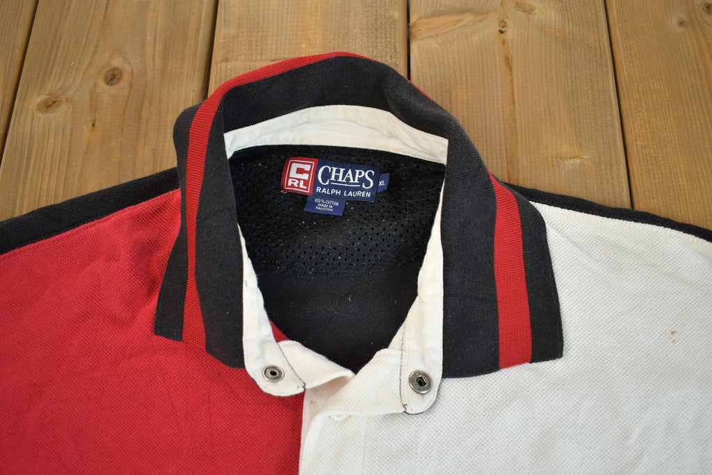 Vintage 1990s Chaps Ralph Lauren Rugby Sweater - XL