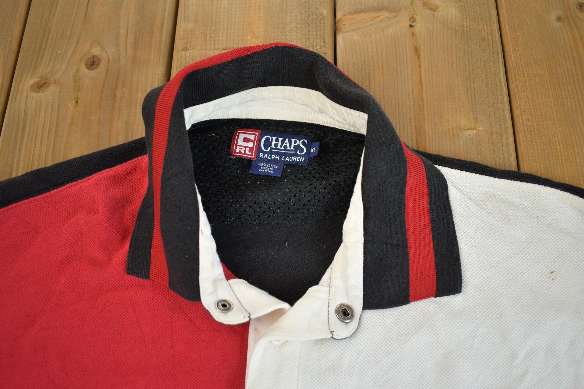 Vintage 1990s Chaps Ralph Lauren Rugby Sweater - XL